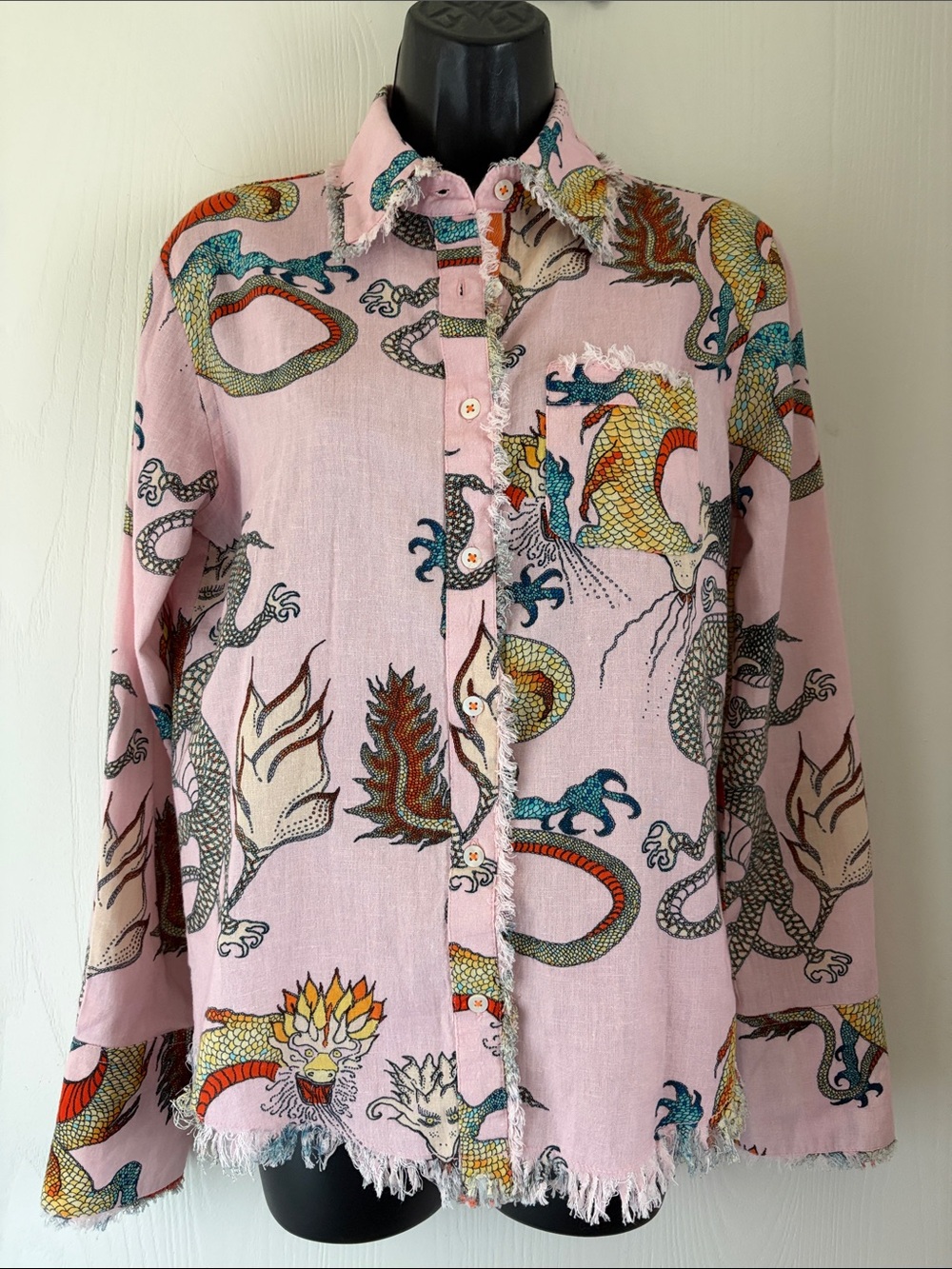Tizzie Cape Cod Frayed Shirt